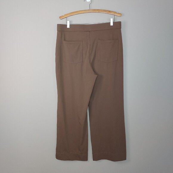 Halara High Waisted Button Multiple Pockets Straight Leg Casual Pants Size XL - Picture 10 of 11